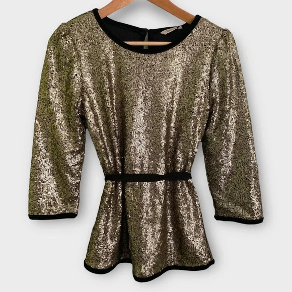 NWT Darling Celeste Sequin Top - Picture 2 of 8